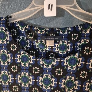 Tommy Hilfiger Blue & Black Floral Print dress
